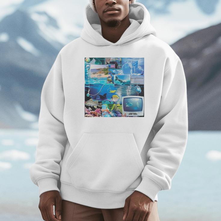 Frutiger Aero Retro Vibes Premium Tri-Blend Unisex Hoodie Frutiger Aero Retro Vibes Premium Tri-Blend Unisex Hoodie