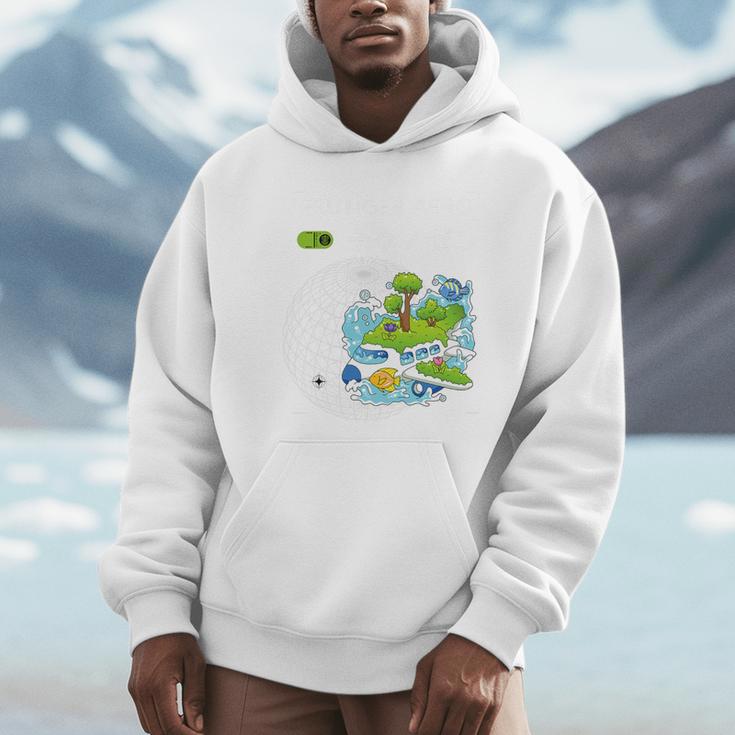 Frutiger Aero Y2K Fashion Trends Statement Piece Tech Orbite Premium Tri-Blend Unisex Hoodie