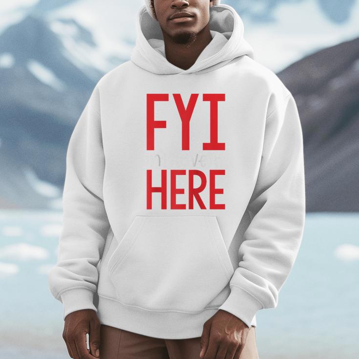 Fyi Introvert Here Raglan Baseball Tee Unisex Hoodie