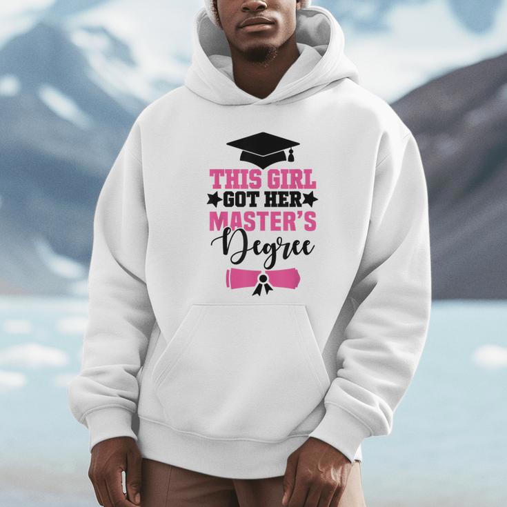 This Girl Got Her Masters Degree Graduation Mastered It 2024 Unisex Hoodie