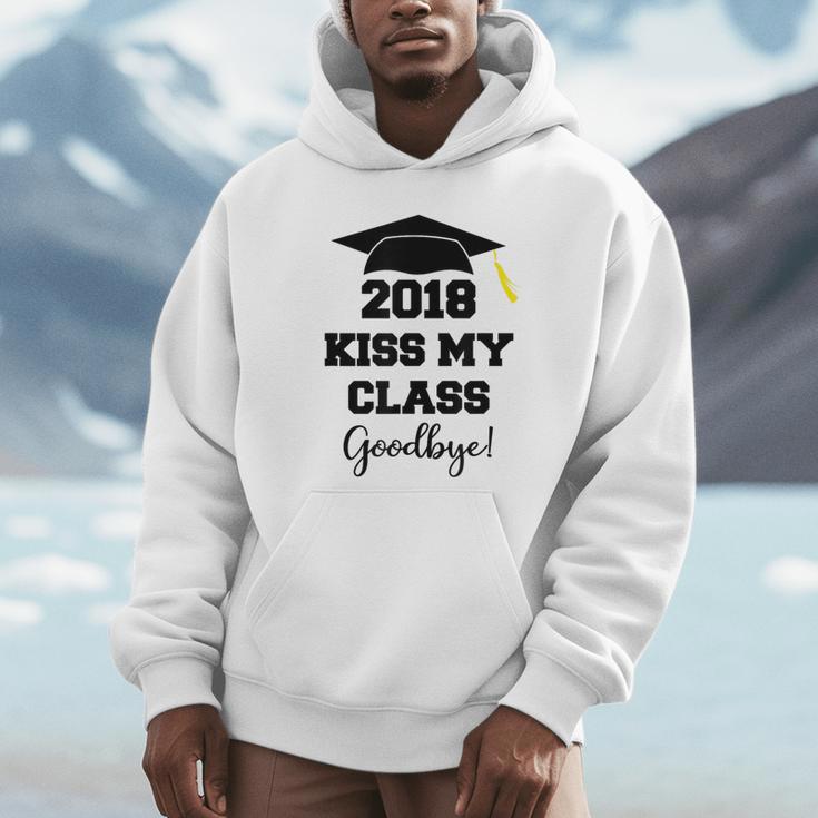GraduationShirt Kiss My Class 2018 Goodbye Unisex Hoodie
