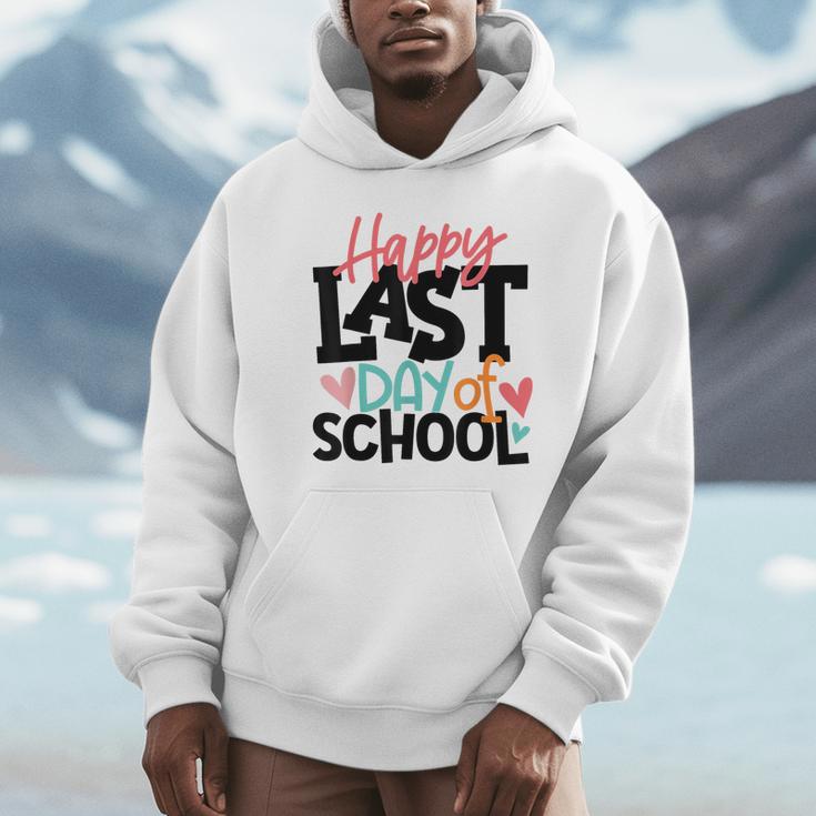 Happy Last Day Of School Kids Teacher Student Graduation Unisex Hoodie