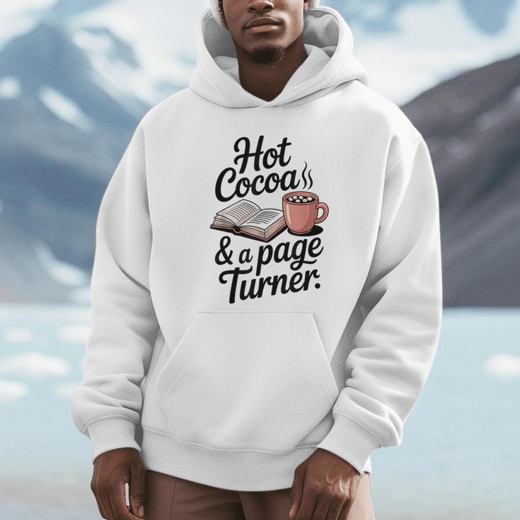 Hot Cocoa And a Page Turner Book Lovers Hot Chocolate Unisex Hoodie
