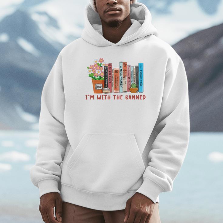 I'm With The Banned Books – Book Lover Librarian Reading Unisex Hoodie I'm With The Banned Books – Book Lover Librarian Reading Unisex Hoodie