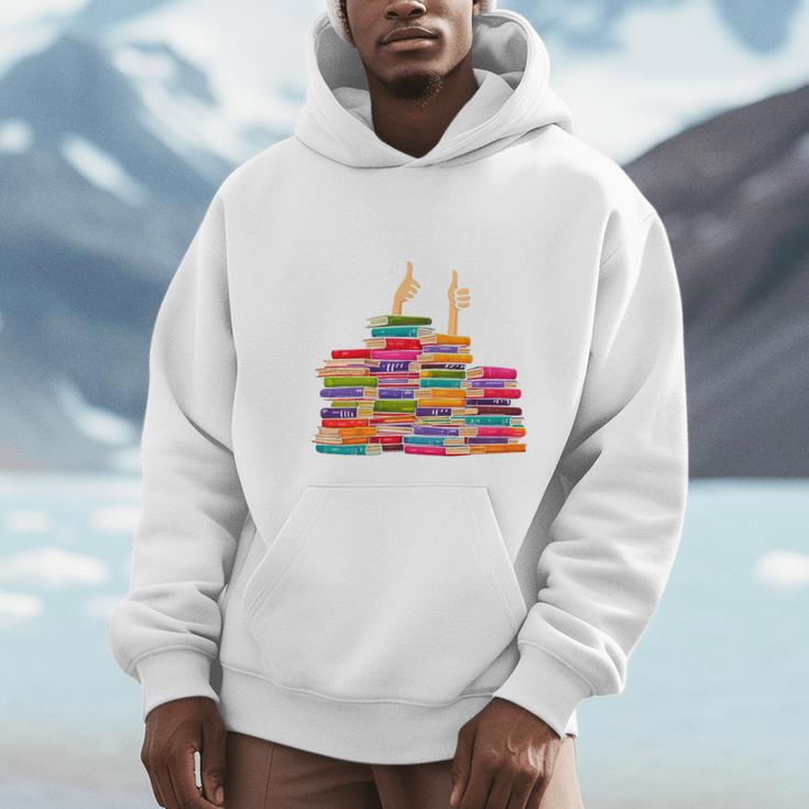 I'm Fine Reading Books Reader Book Lover Librarian Unisex Hoodie I'm Fine Reading Books Reader Book Lover Librarian Unisex Hoodie
