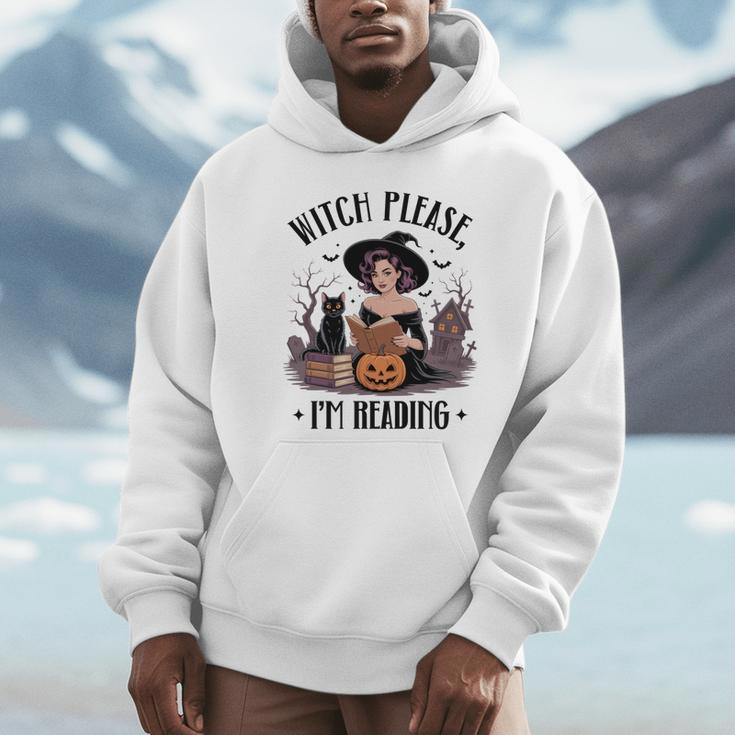 I'm Reading Halloween Witch Book Lover Unisex Hoodie