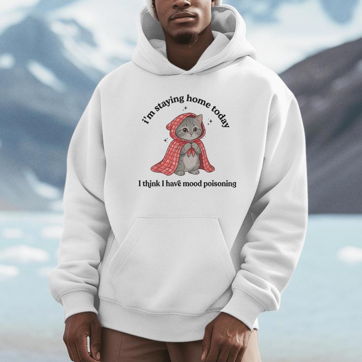 I’m Staying Home Today Cat Introvert Homebody Unisex Hoodie I’m Staying Home Today Cat Introvert Homebody Unisex Hoodie