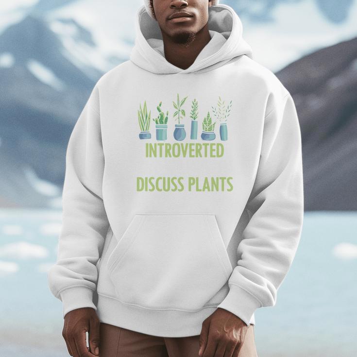 Introvert Farming Life Gardening For Geeky Plant Lover Unisex Hoodie