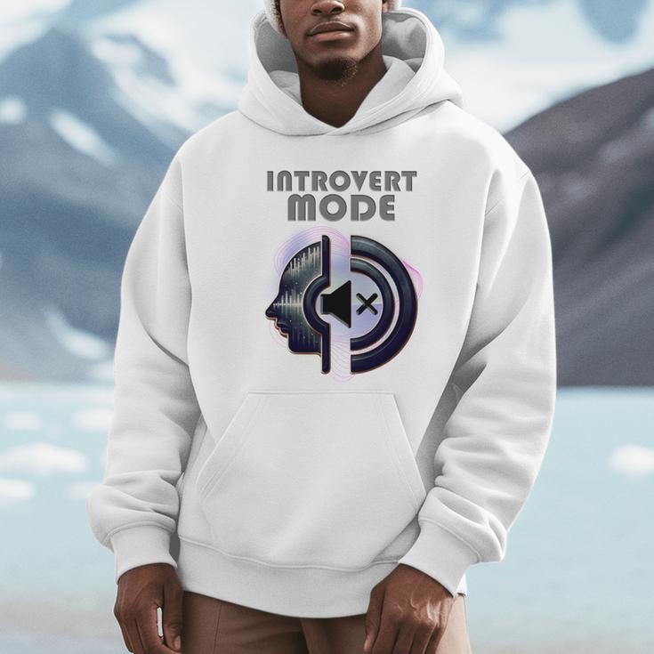 Introvert Mode Finding Inner Peace In Silence Unisex Hoodie Introvert Mode Finding Inner Peace In Silence Unisex Hoodie