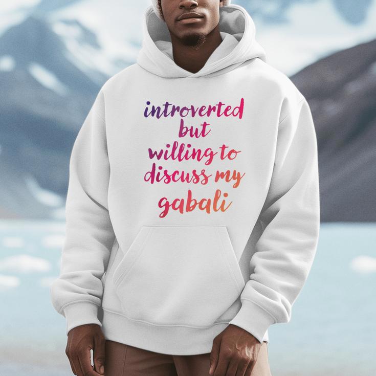 Introverted Willing To Discuss Gabali Introvert Unisex Hoodie Introverted Willing To Discuss Gabali Introvert Unisex Hoodie