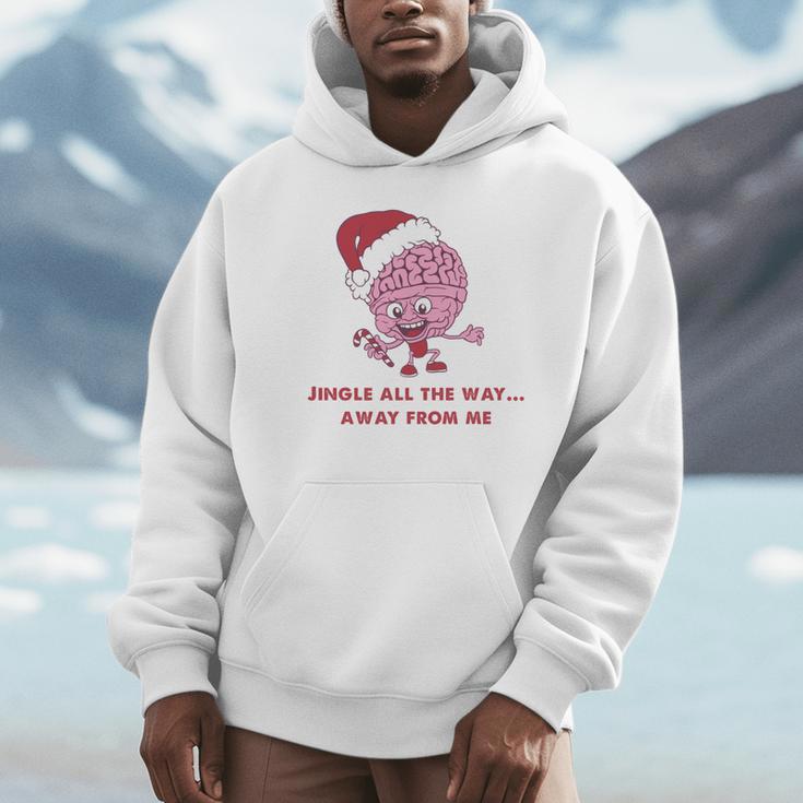 Jingle All The Way Away From Me This Christmas For Introvert Unisex Hoodie Jingle All The Way Away From Me This Christmas For Introvert Unisex Hoodie