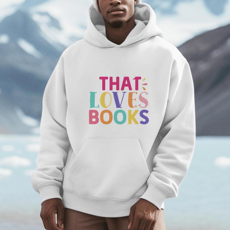 Just a Girl Who Loves Books Reader Girls Bookish Women Unisex Hoodie