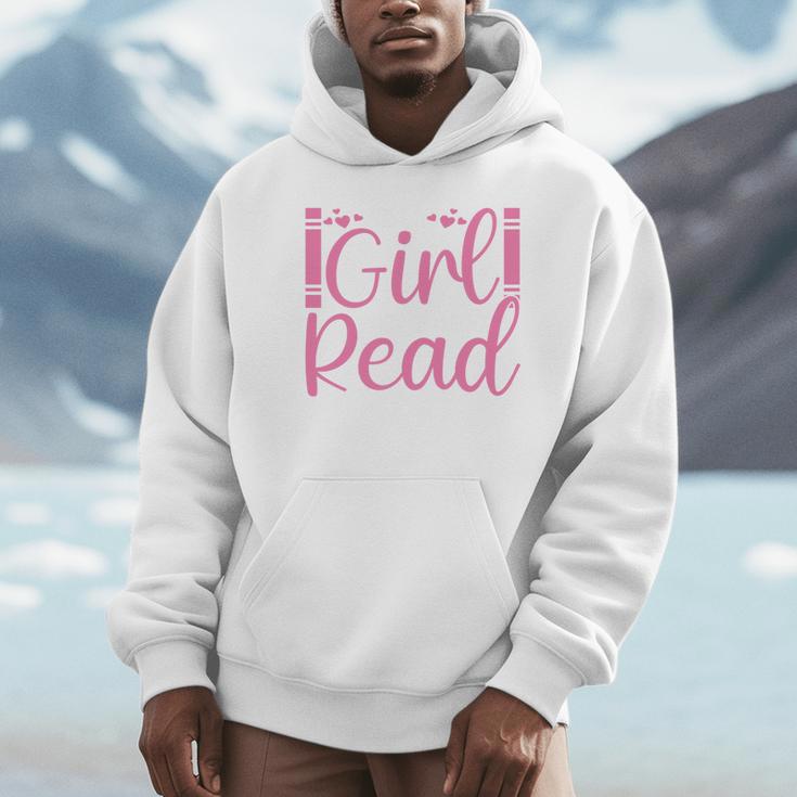 Just A Girl Who Loves To Read Book Lover Reading Books Unisex Hoodie