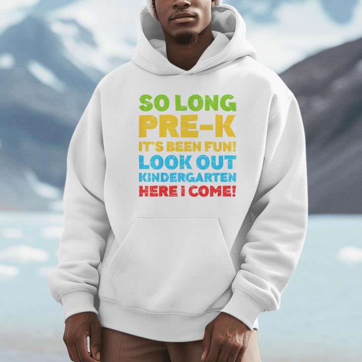 Kids So Long PRE-K It's Been Fun Shirt Boy Girl Graduation Unisex Hoodie