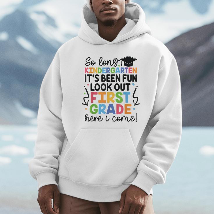 Kindergarten Graduation Graduate 1st Grade Here I Come Kids Unisex Hoodie