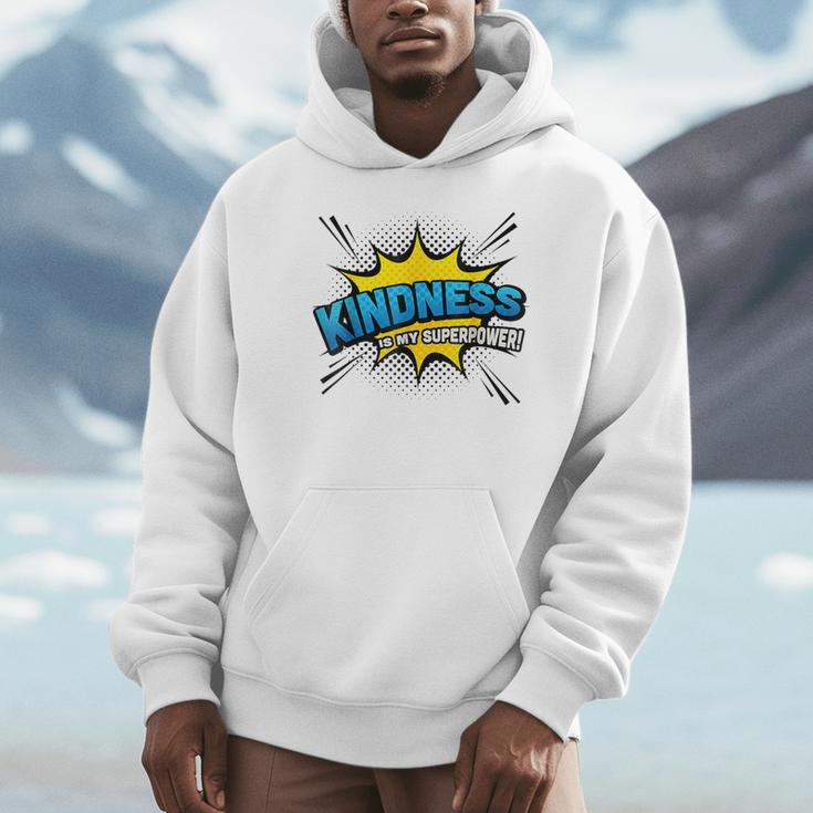 Kindness Is My Superpower Retro Comic Book T-Shirt Unisex Hoodie