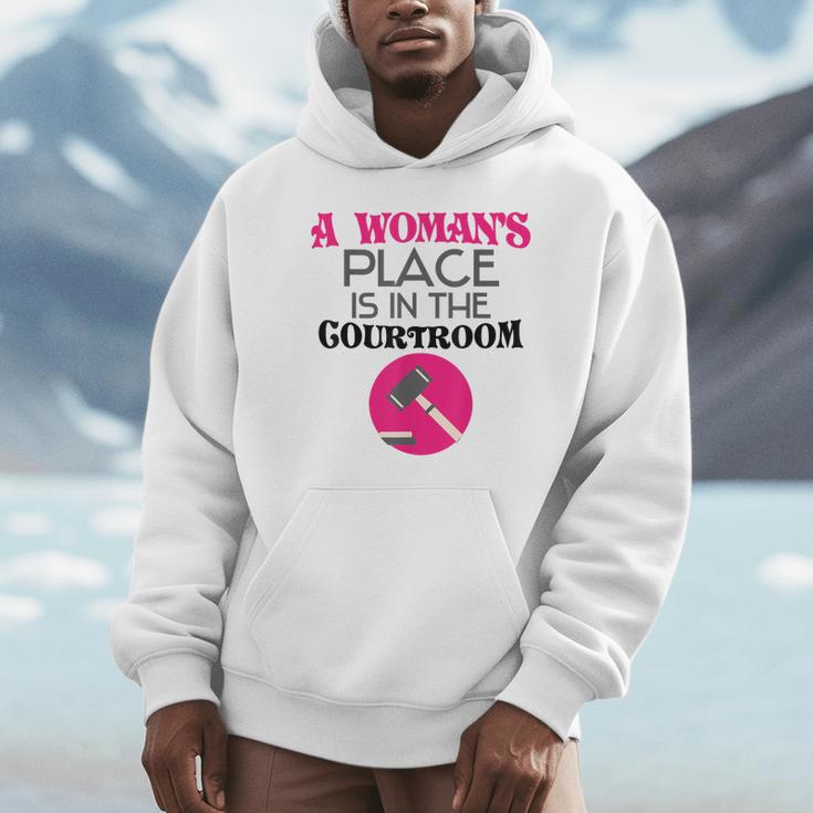 Lawyer Attorney Law School Graduation Female Women Unisex Hoodie