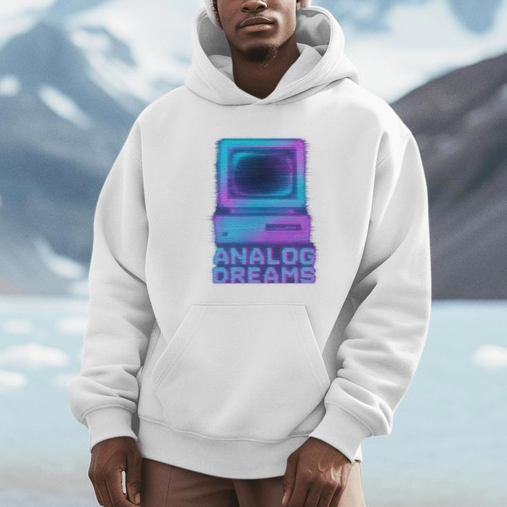 Lofi Reverie Analog Dreams Pixel 90s Desktop VHS Nostalgia Unisex Hoodie