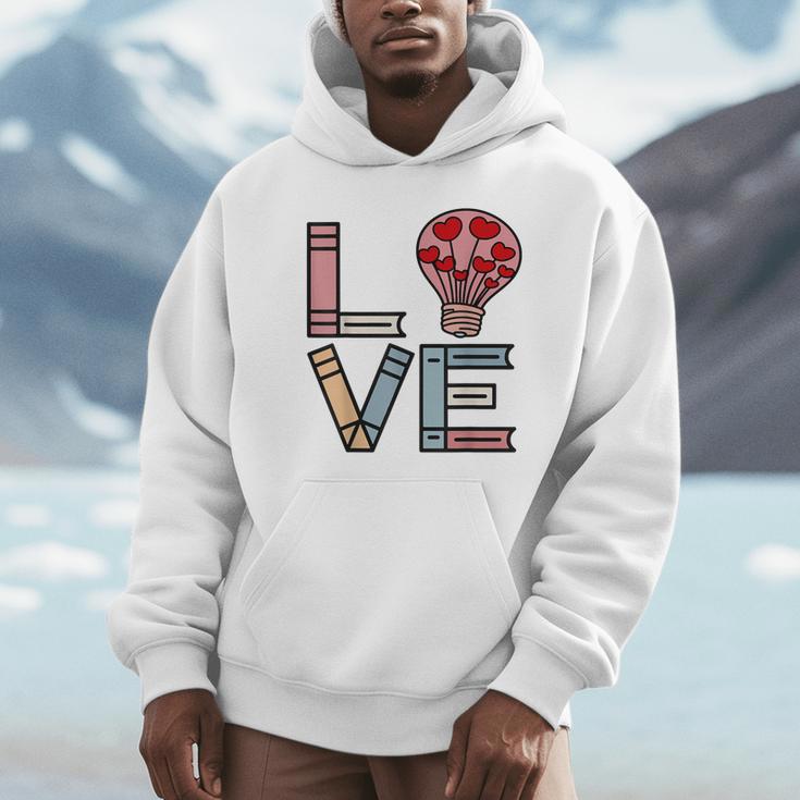 Love Books Reading Unisex Hoodie
