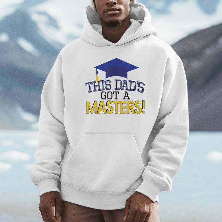 Masters Degree Proud Dad Graduation Shirt MBA Social Work Unisex Hoodie