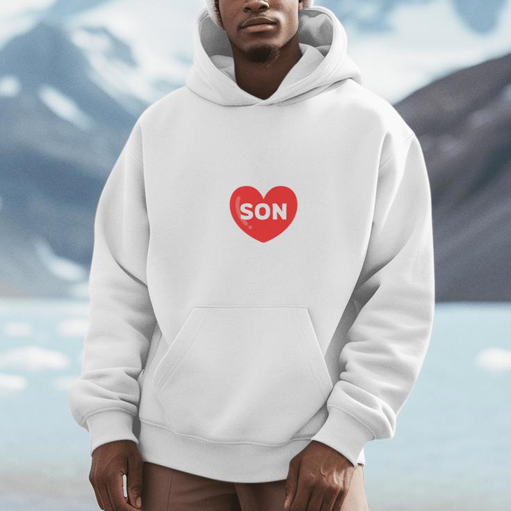 In Memory Of Son Con Customized Personalized Memorial Unisex Hoodie