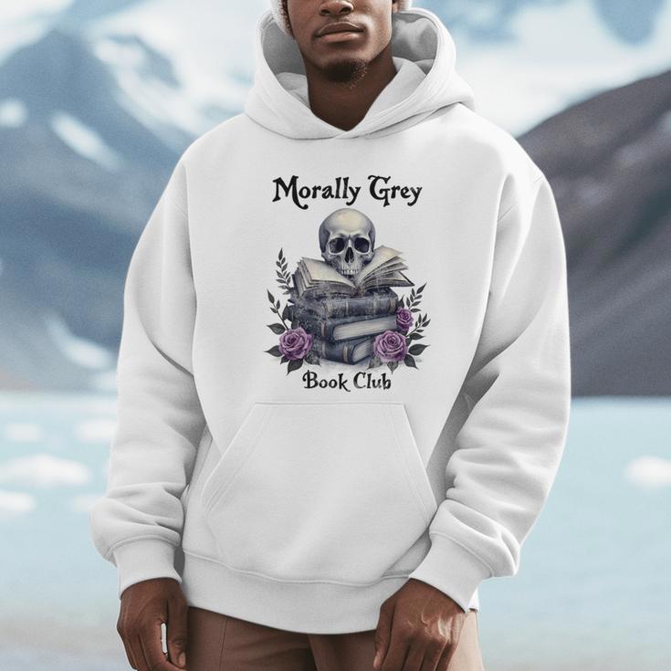 Morally Grey Book Club Gothic Vintage Style Unisex Hoodie Morally Grey Book Club Gothic Vintage Style Unisex Hoodie