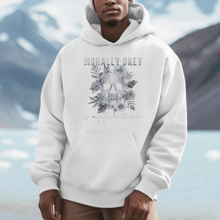 Morally Grey Is My Favorite Color Morally Grey Book Club Unisex Hoodie