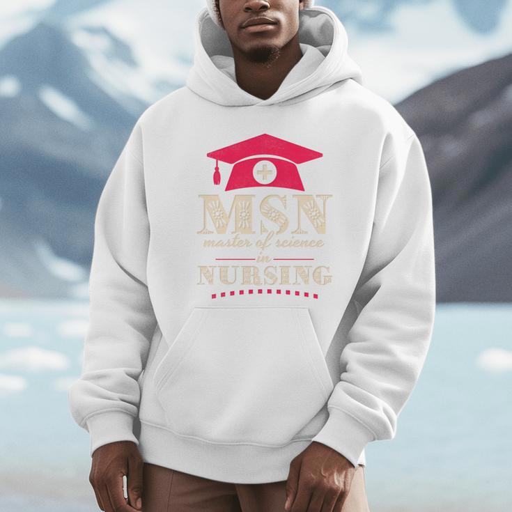 Msn Master Of Science In Nursing College Graduation Premium Tri-Blend Unisex Hoodie