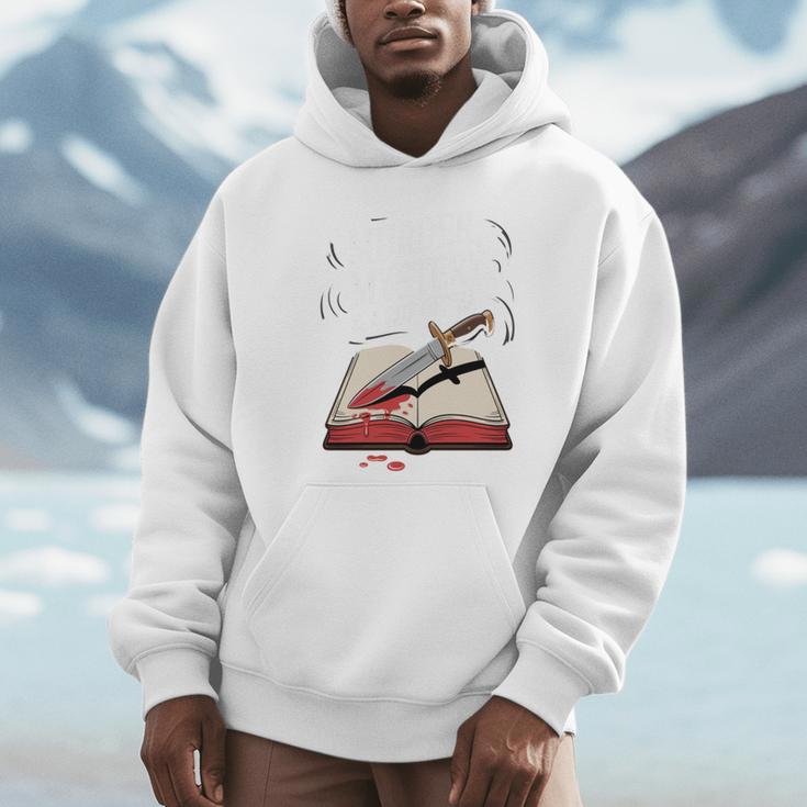 Murder Mystery And a Cup Of Tea Book Humor Unisex Hoodie