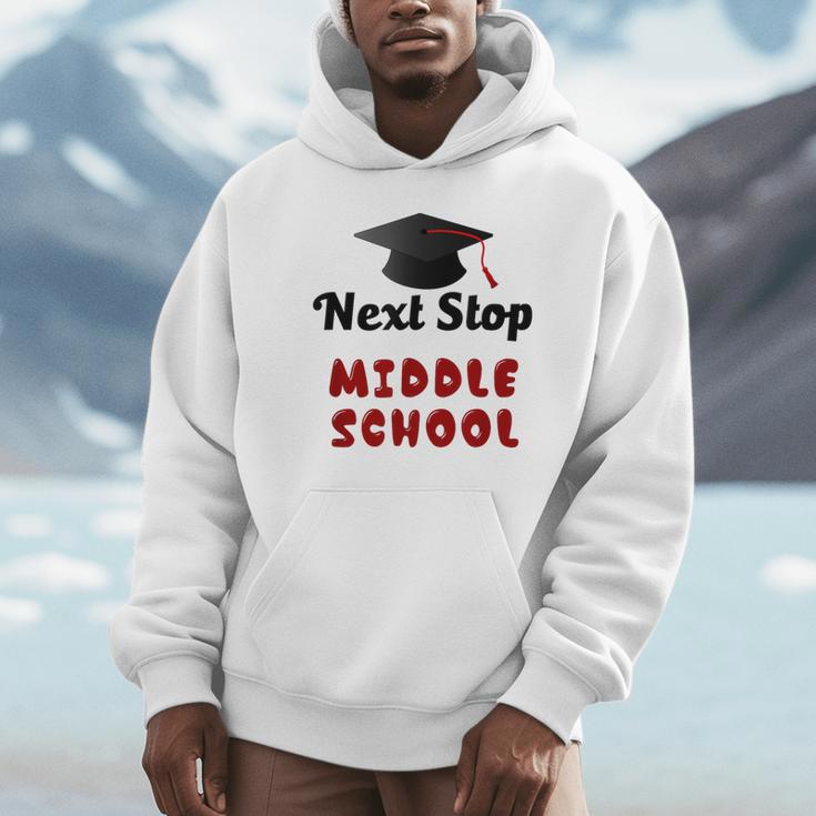 Next Stop Middle School Graduation Unisex Hoodie