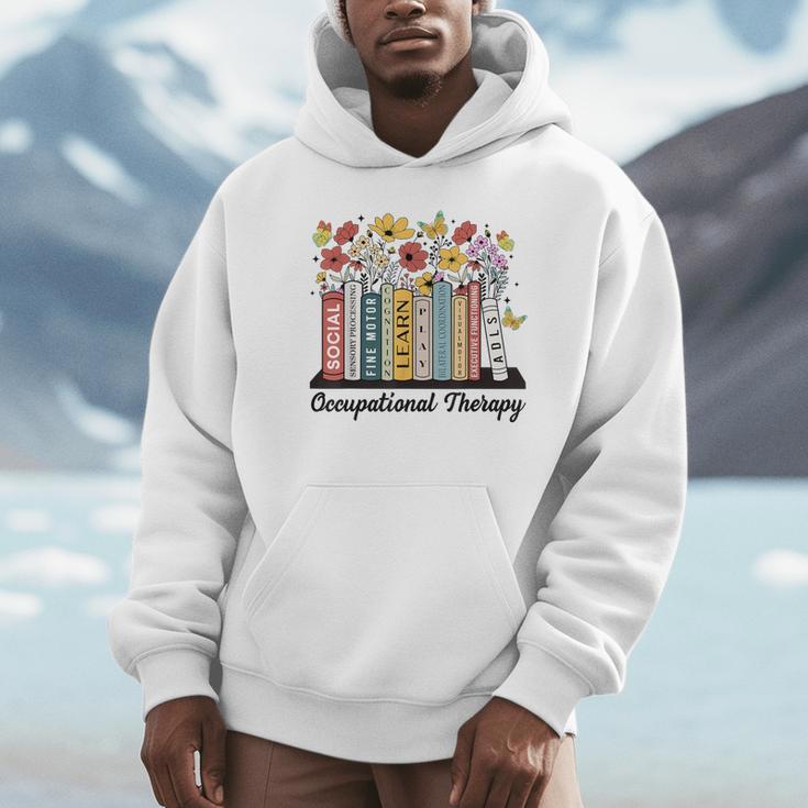 Occupational Therapy Wildflower Book OT Therapist Assistant Unisex Hoodie