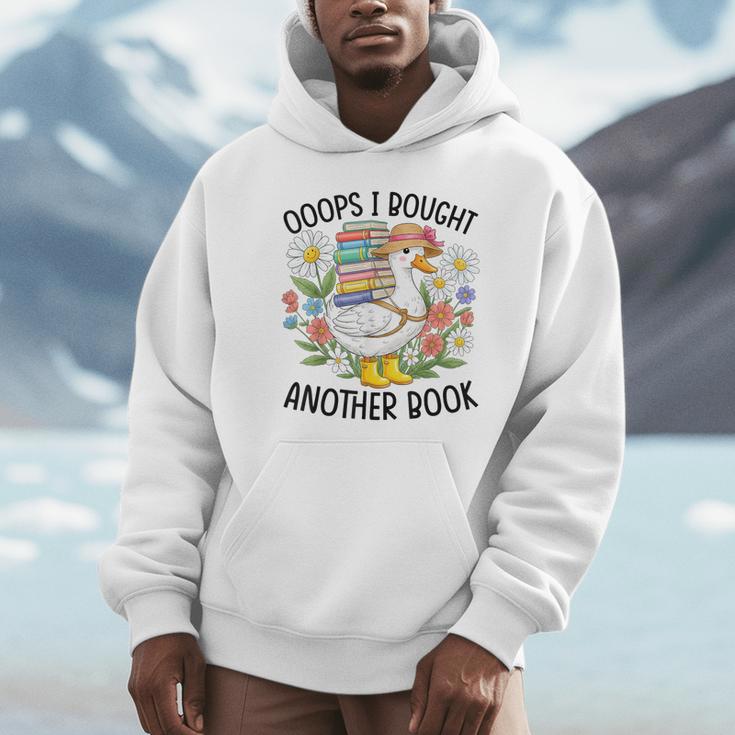 Oops I Bought Another Book Goose Unisex Hoodie