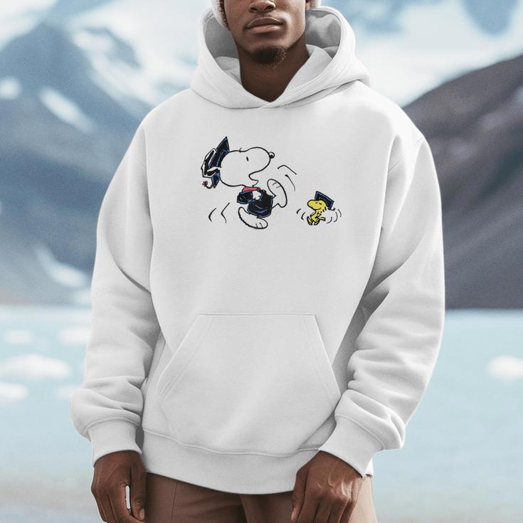 Peanuts Graduation Squad Snoopy Woodstock Raglan Baseball Tee Unisex Hoodie