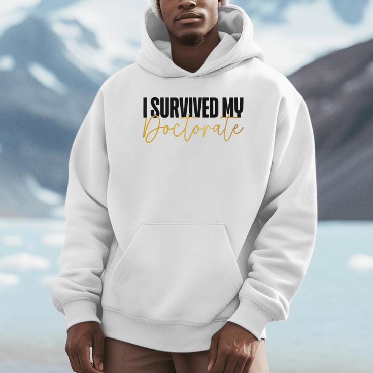 Phd Graduation Doctorate Degree Dissertation Masteral Grad Unisex Hoodie