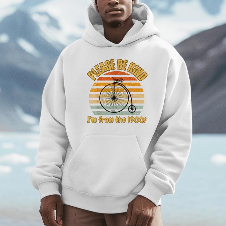 Please Be Kind I'm From The 1900s Penny Farthing Unisex Hoodie