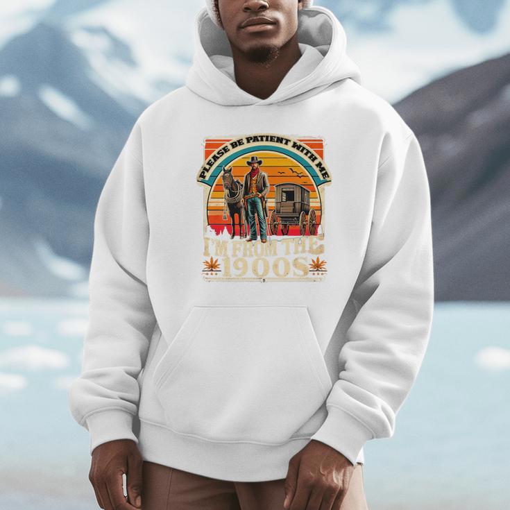 Please Be Patient With Me I'm From The 1900s Cowboy Premium Unisex Hoodie Please Be Patient With Me I'm From The 1900s Cowboy Premium Unisex Hoodie