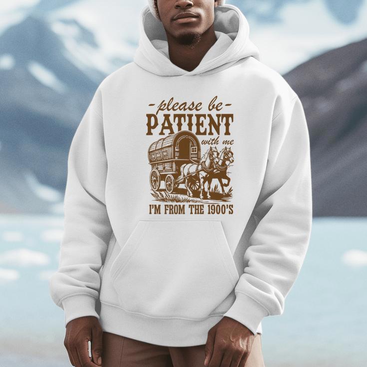 Please Be Patient With Me I'm From The 1900s Grandpa Premium Unisex Hoodie