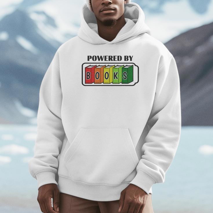 Powered By Books Bookworm Librarian Reading Unisex Hoodie Powered By Books Bookworm Librarian Reading Unisex Hoodie
