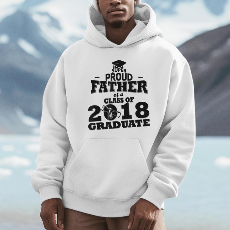 Proud Father Of A Class Of 2018 Graduate Tee Graduation Z1 Unisex Hoodie