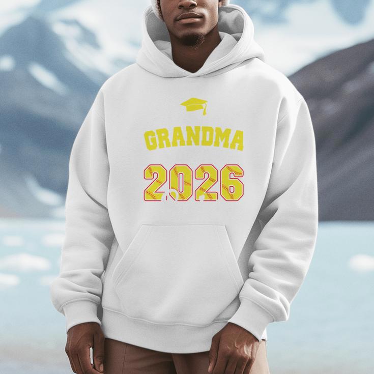 Proud Grandma Of A 2026 Senior Softball Graduation Matching Unisex Hoodie