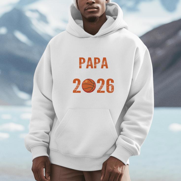 Proud PAPA Of 2026 Senior Basketball Student Graduation Unisex Hoodie