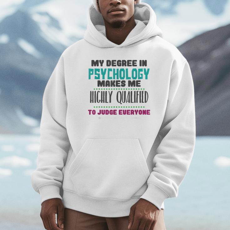 Qualified Psychologist PhD PsyD Shirt Graduation Unisex Hoodie