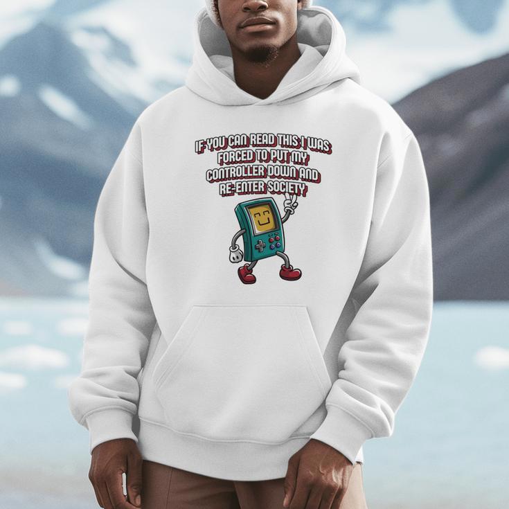 If You Can Read This Gamer Humor Gaming Introvert Unisex Hoodie