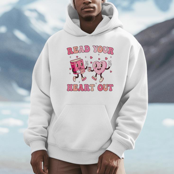 Read Your Heart Out Teacher Valentine Book Unisex Hoodie