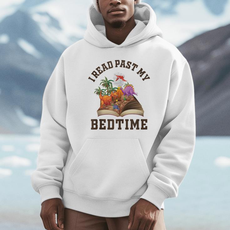 I Read Past My Bedtime Reading Dinosaur Book Lover Unisex Hoodie I Read Past My Bedtime Reading Dinosaur Book Lover Unisex Hoodie