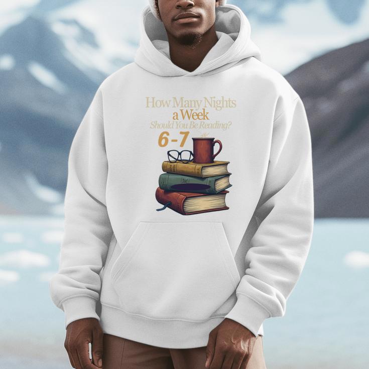 Reading 6 7 Nights Meme English Teacher Bookworm Books Unisex Hoodie Reading 6 7 Nights Meme English Teacher Bookworm Books Unisex Hoodie