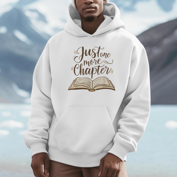 Reading Book Lover Club Librarian Just One More Chapter Unisex Hoodie