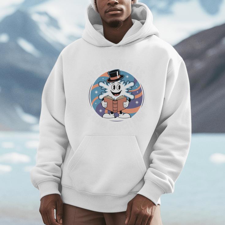 Reading Is Snow Much Fun Snowflake Top Hat Book Fan Winter Unisex Hoodie Reading Is Snow Much Fun Snowflake Top Hat Book Fan Winter Unisex Hoodie