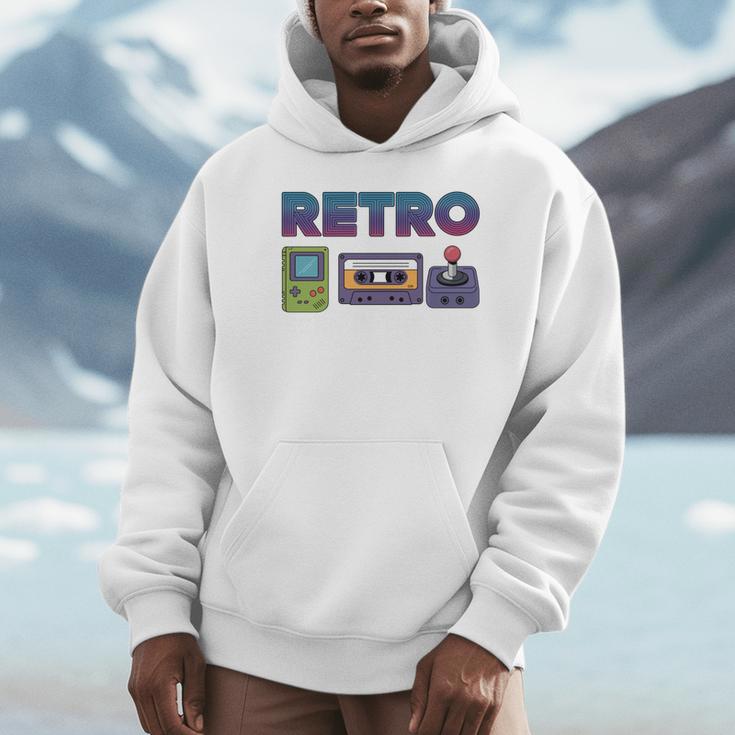 Retro Gaming Nostalgia Tee Perfect For Vintage Lovers Unisex Hoodie