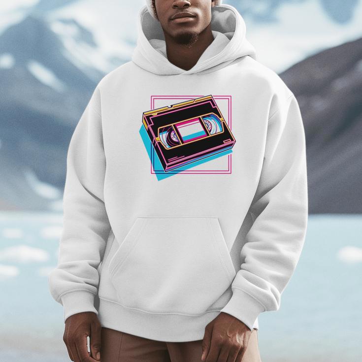 Retro VHS Vaporwave Video Cassette Nostalgia Geek Chic Unisex Hoodie Retro VHS Vaporwave Video Cassette Nostalgia Geek Chic Unisex Hoodie
